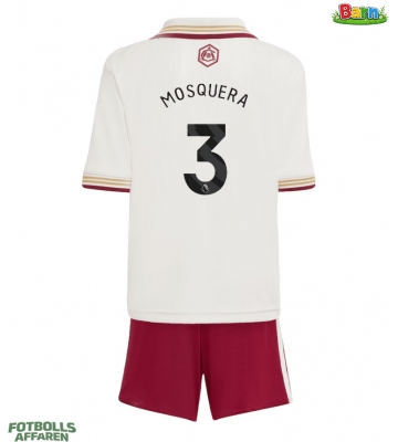 Arsenal Cristhian Mosquera #3 Tredjeställ Barn 2025-26 Kortärmad (+ Korta byxor)